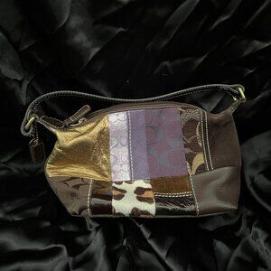 Gently owned Authentic  COACH  Signature Patchwork Purse